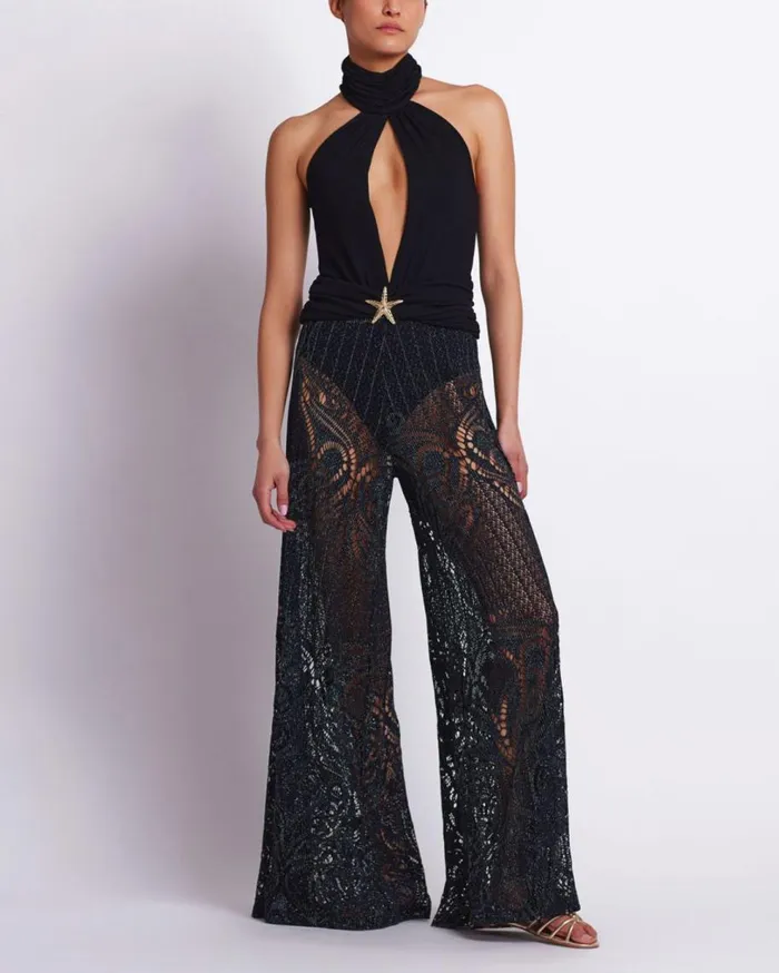CoverUps Women Patbo Preorder Starfish Jumpsuit Black