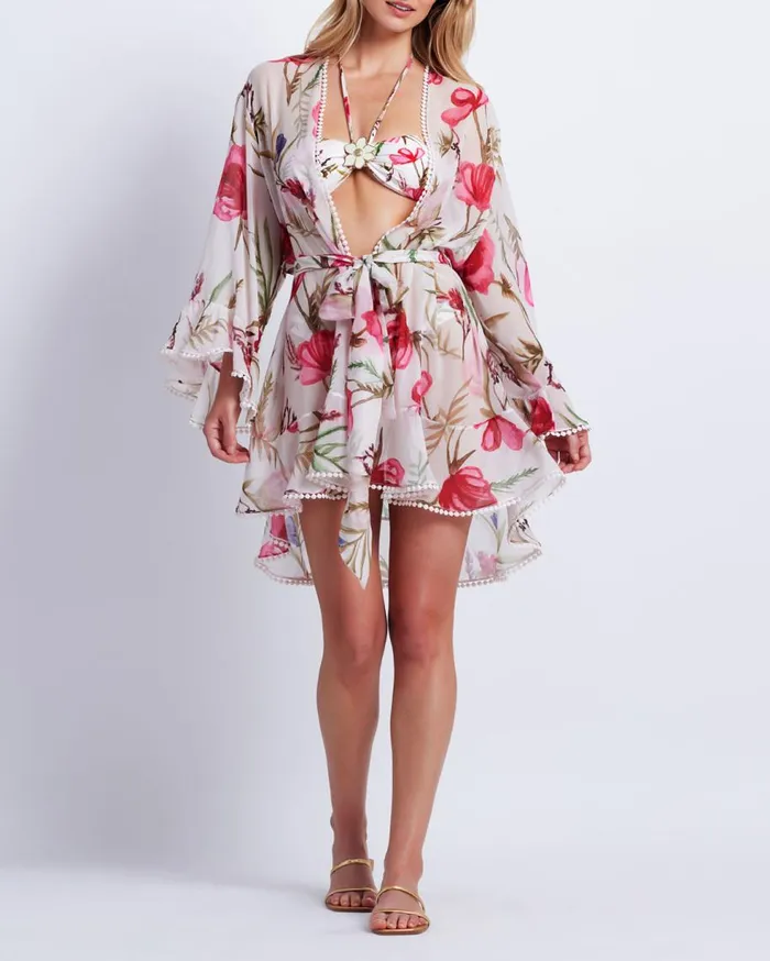 CoverUps Women Patbo Viera Short Robe White