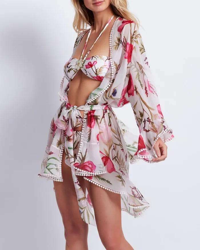 CoverUps Women Patbo Viera Short Robe White