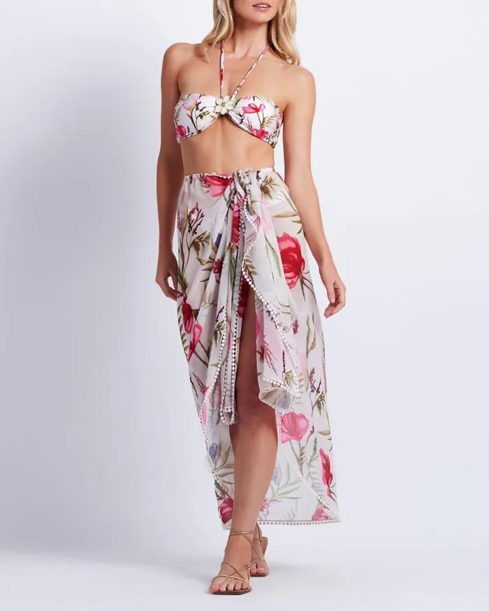 CoverUps Women Patbo Viera Wrap Sarong White