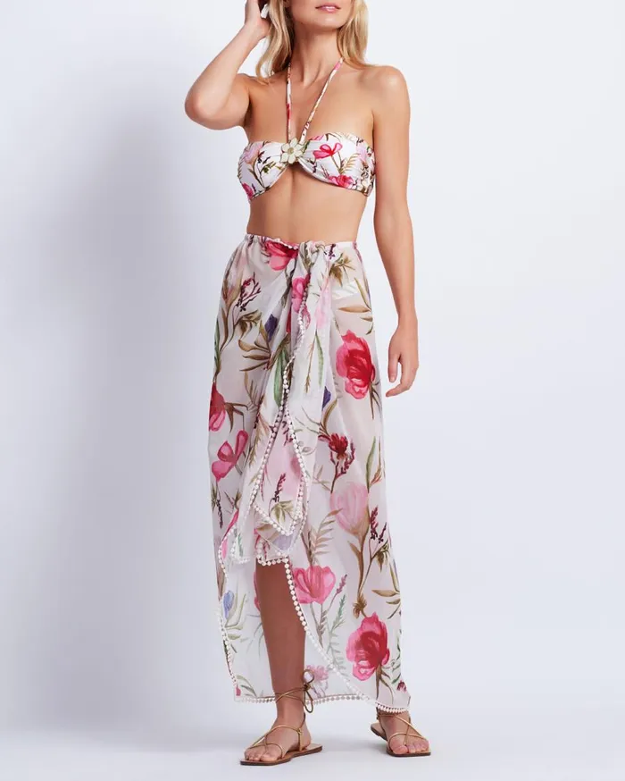 CoverUps Women Patbo Viera Wrap Sarong White