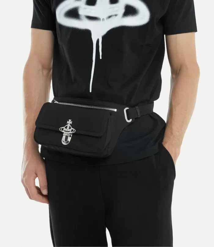 Crossbody Bags Men Vivienne Westwood Beau Bumbag In Black