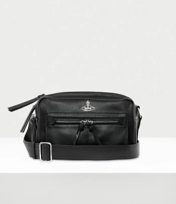 Crossbody Bags Men Vivienne Westwood Jerry Satchel Bag In Black