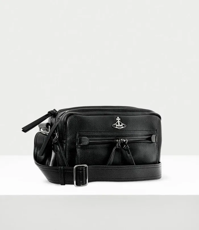 Crossbody Bags Men Vivienne Westwood Jerry Satchel Bag In Black