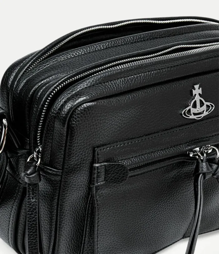Crossbody Bags Men Vivienne Westwood Jerry Satchel Bag In Black