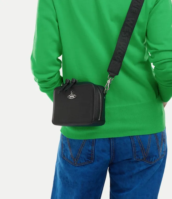 Crossbody Bags Men Vivienne Westwood Melih Camera Bag In Black