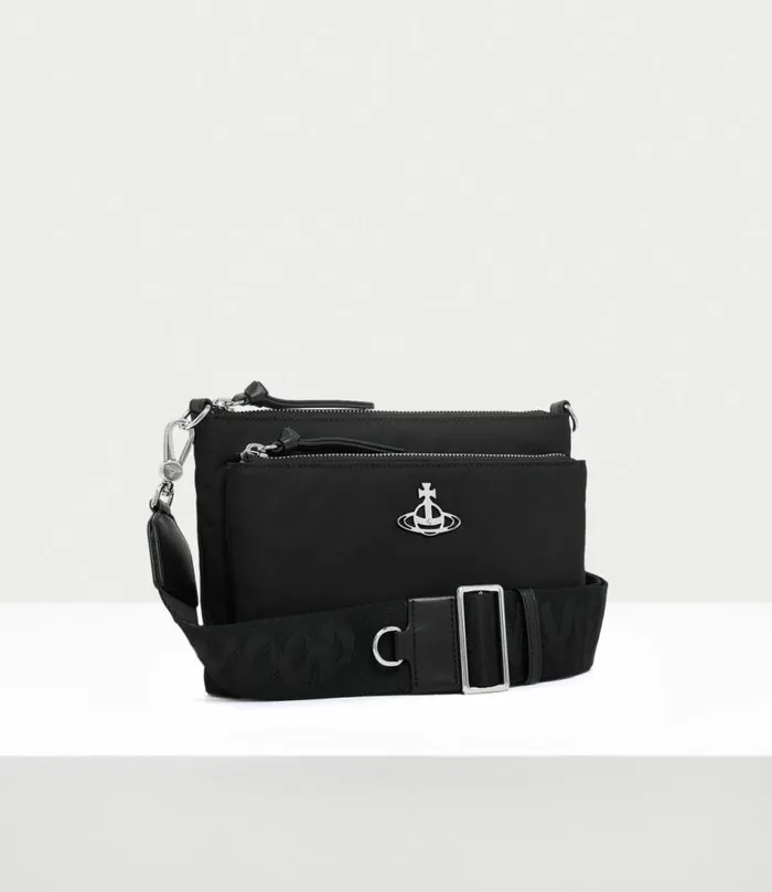 Crossbody Bags Men Vivienne Westwood Penny Db Pouch Crossbody Bag In Black