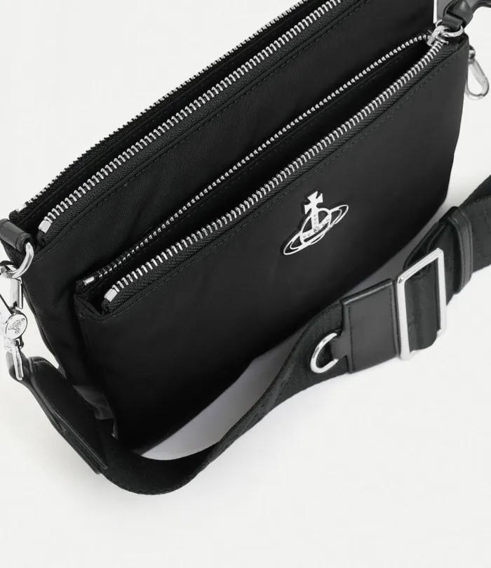 Crossbody Bags Men Vivienne Westwood Penny Db Pouch Crossbody Bag In Black