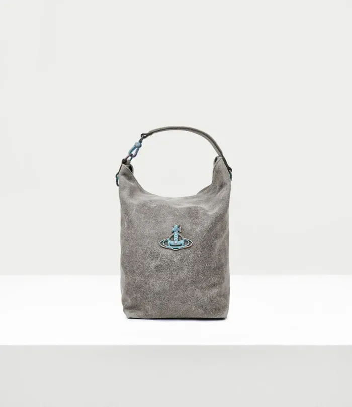 Crossbody Bags Men Vivienne Westwood Sam Medium Crossbody Bag In Grey