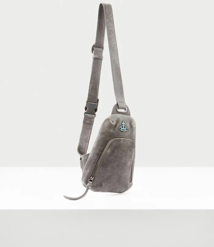 Crossbody Bags Men Vivienne Westwood Sling Bag In Grey