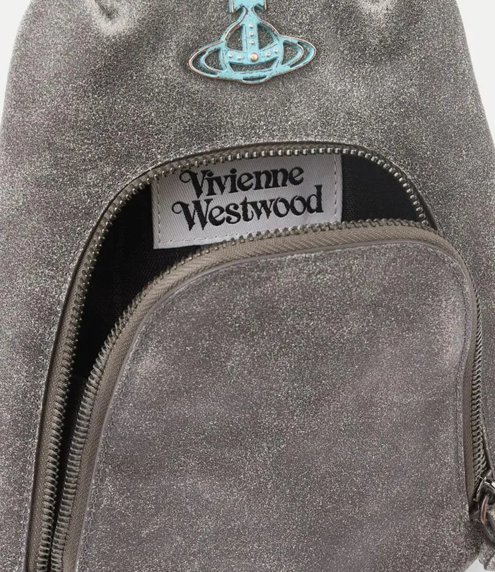 Crossbody Bags Men Vivienne Westwood Sling Bag In Grey