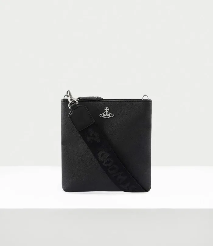 Crossbody Bags Men Vivienne Westwood Squire Square Crossbody In Black