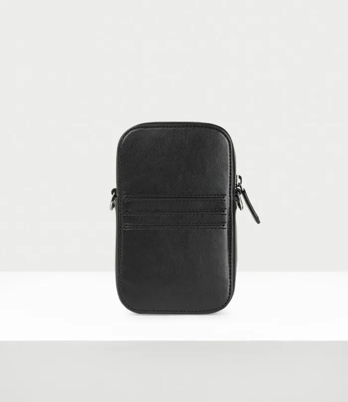 Crossbody Bags WomenMen Vivienne Westwood ReNylon Phone Crossbody Bag In Black
