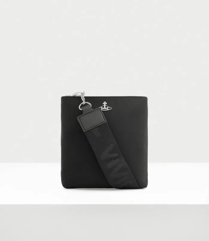 Crossbody Bags WomenMen Vivienne Westwood Sq Xbody Webb Strap In Black