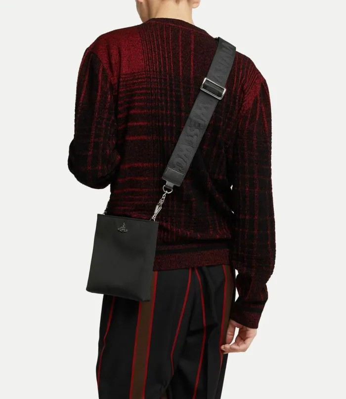 Crossbody Bags WomenMen Vivienne Westwood Sq Xbody Webb Strap In Black
