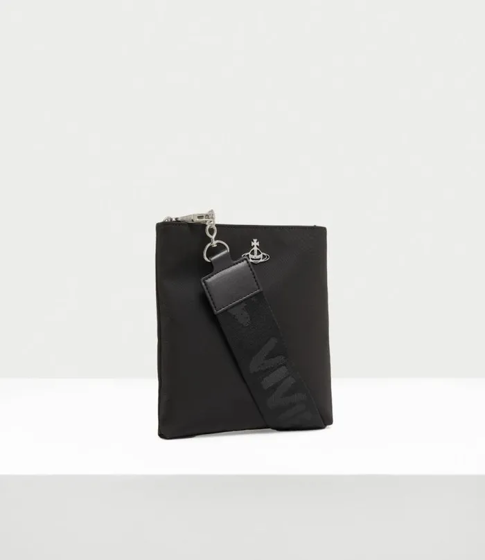 Crossbody Bags WomenMen Vivienne Westwood Sq Xbody Webb Strap In Black