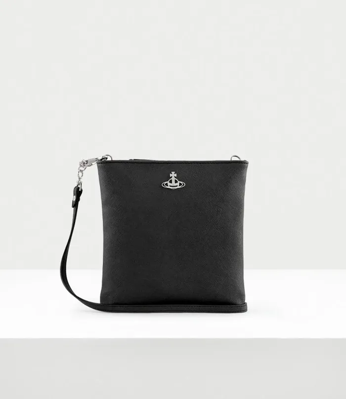 Crossbody Bags WomenMen Vivienne Westwood Squire New Square Crossbody Bag In Black