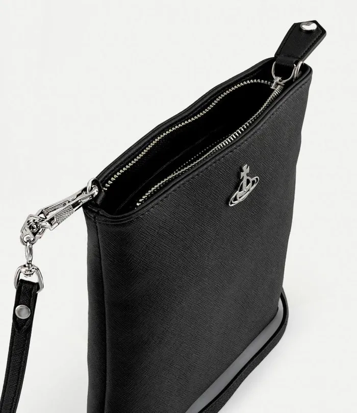 Crossbody Bags WomenMen Vivienne Westwood Squire New Square Crossbody Bag In Black