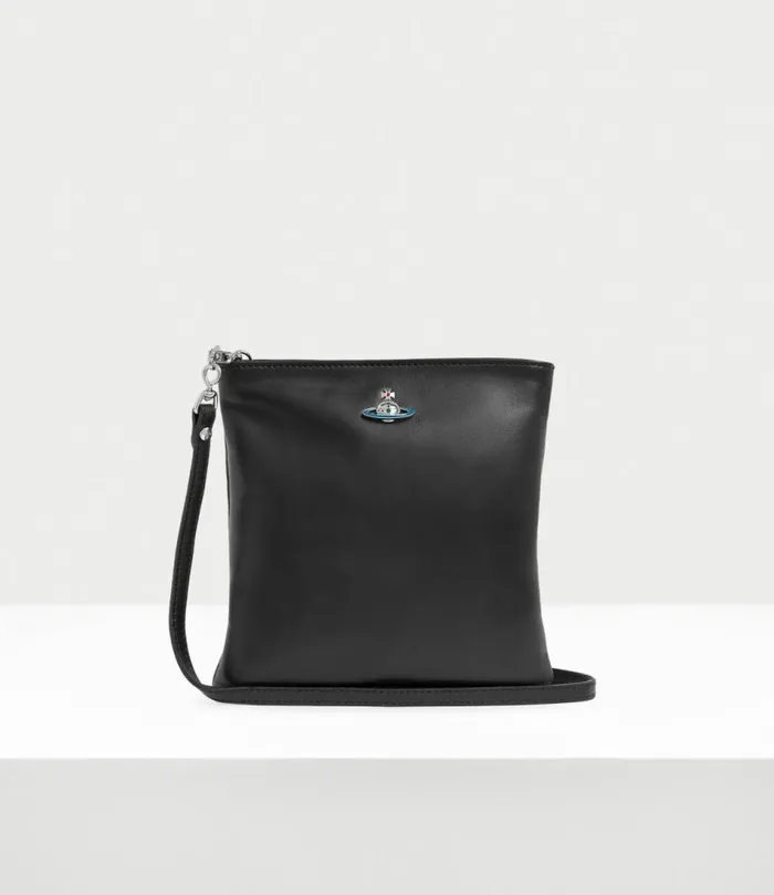 Crossbody Bags WomenMen Vivienne Westwood Squire New Square Crossbody In Black Crossbody Bags WomenMen Vivienne Westwood Squire New Square Crossbody In Black