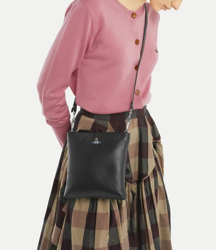 Crossbody Bags WomenMen Vivienne Westwood Squire New Square Crossbody In Black