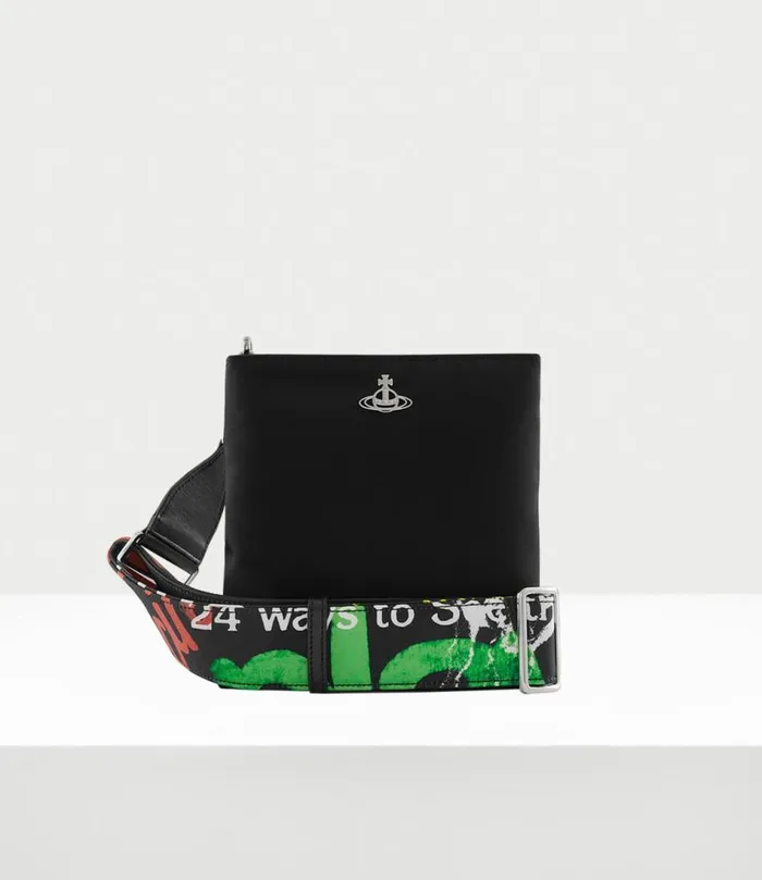 Crossbody Bags WomenMen Vivienne Westwood Squire Square Crossbody In Black