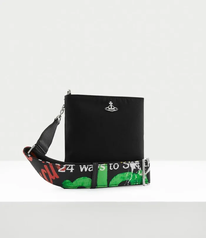 Crossbody Bags WomenMen Vivienne Westwood Squire Square Crossbody In Black