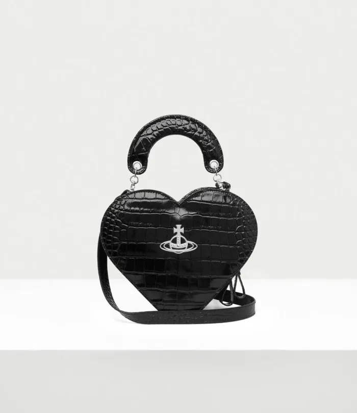 Crossbody Bags Women Vivienne Westwood Josephine Heart Crossbody In Black