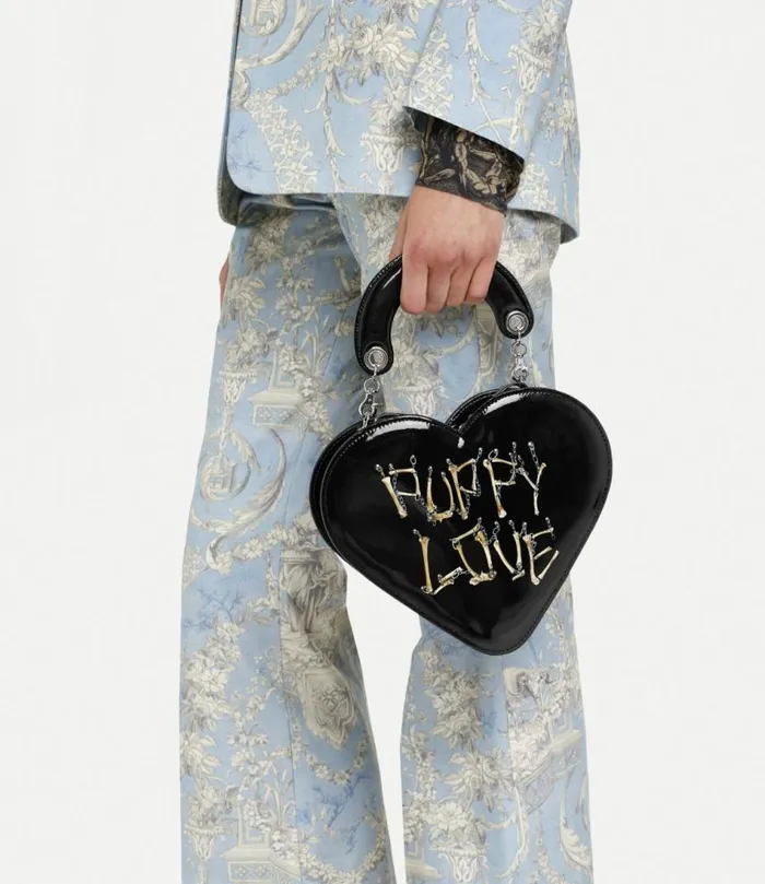 Crossbody Bags Women Vivienne Westwood Josephine Heart Crossbody In BonesNChain