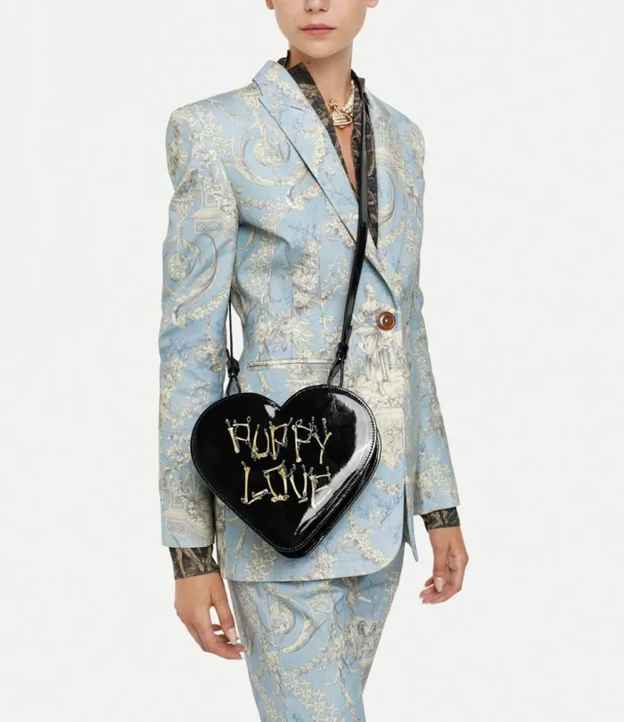 Crossbody Bags Women Vivienne Westwood Josephine Heart Crossbody In BonesNChain