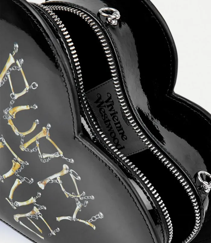 Crossbody Bags Women Vivienne Westwood Josephine Heart Crossbody In BonesNChain