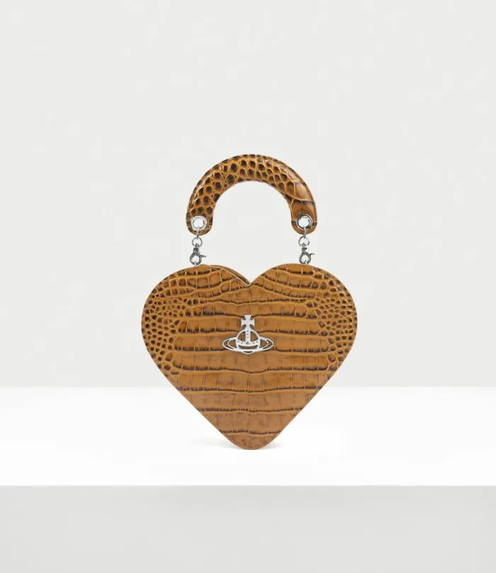 Crossbody Bags Women Vivienne Westwood Josephine Heart Crossbody In Tan