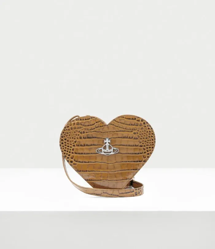 Crossbody Bags Women Vivienne Westwood Josephine Heart Crossbody In Tan