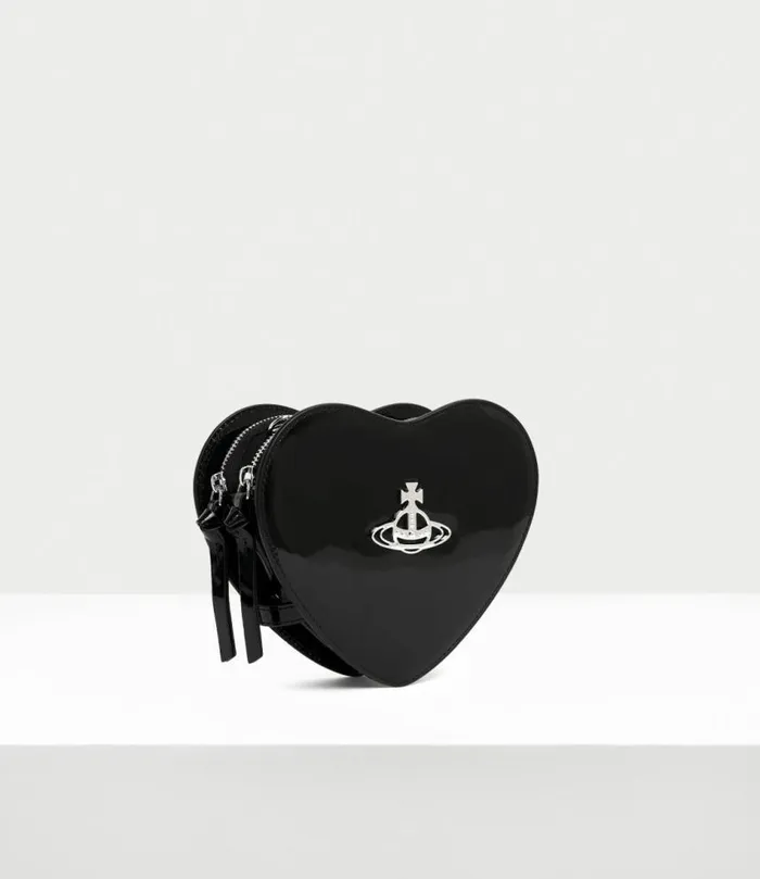 Crossbody Bags Women Vivienne Westwood Louise Heart Crossbody Bag In Black