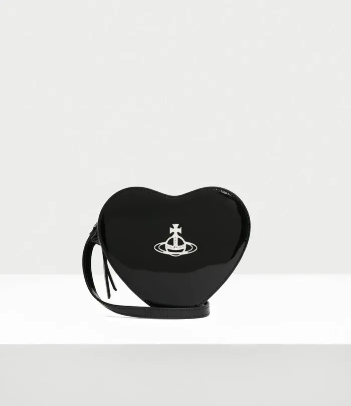 Crossbody Bags Women Vivienne Westwood Louise Heart Crossbody Bag In Black
