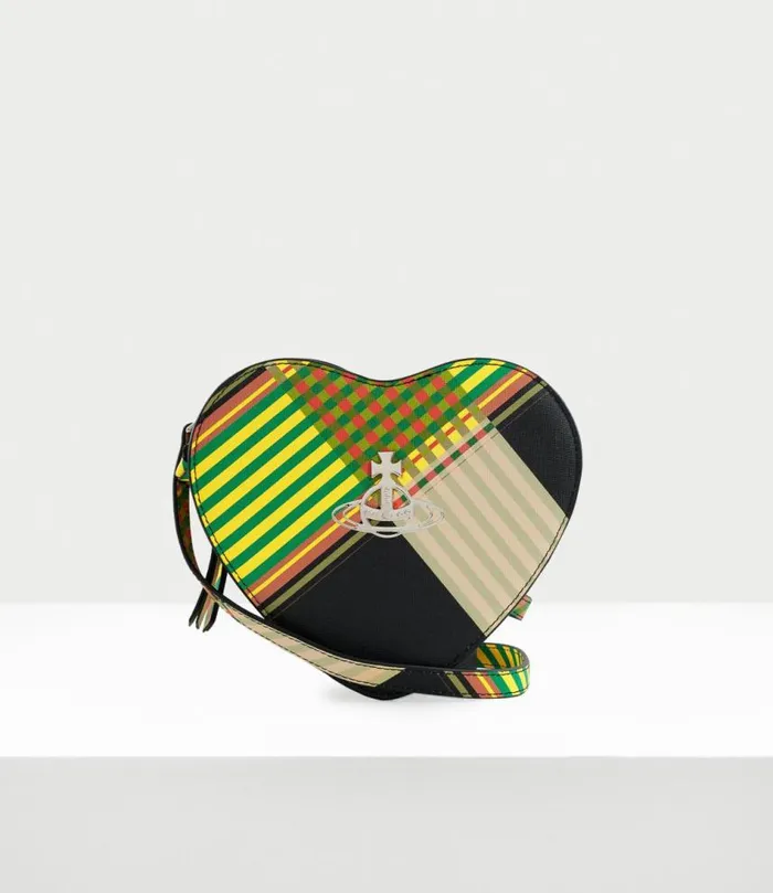 Crossbody Bags Women Vivienne Westwood Louise Heart Crossbody Bag In CombatTartan Crossbody Bags Women Vivienne Westwood Louise Heart Crossbody Bag In CombatTartan