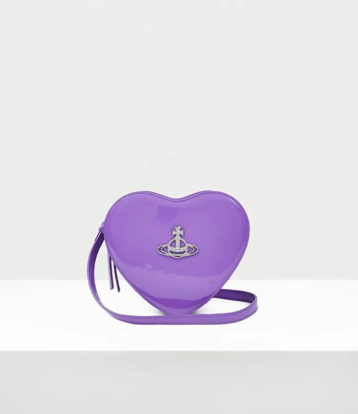 Crossbody Bags Women Vivienne Westwood Louise Heart Crossbody Bag In Purple