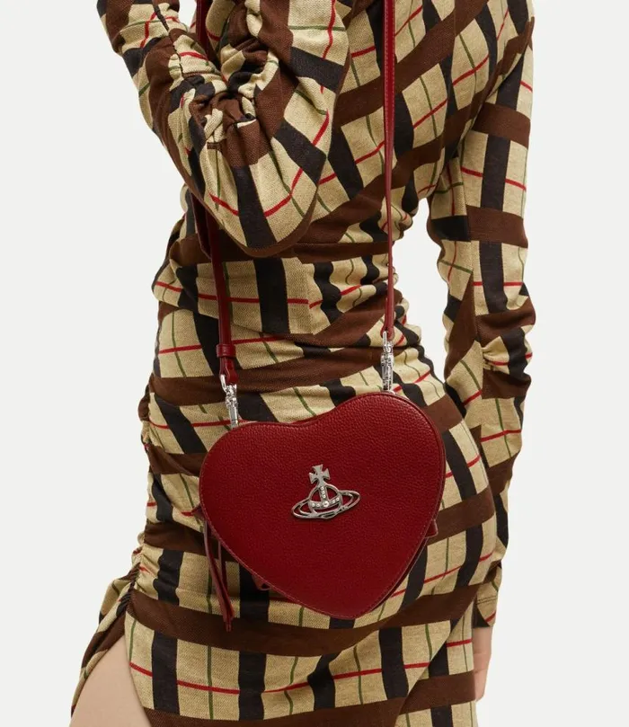 Crossbody Bags Women Vivienne Westwood Louise Heart Crossbody In Red