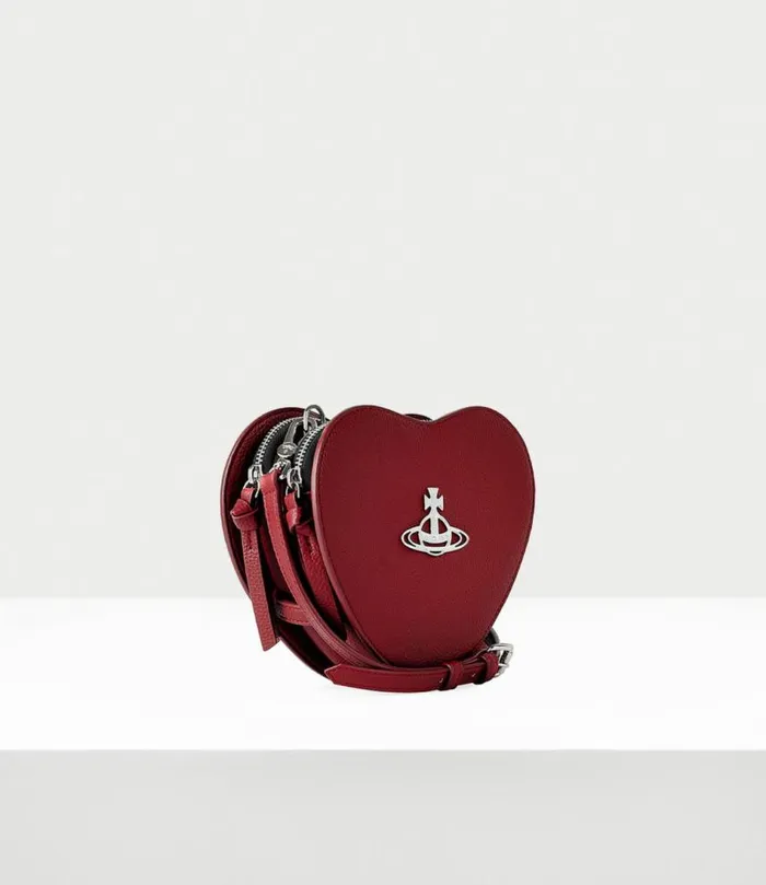 Crossbody Bags Women Vivienne Westwood Louise Heart Crossbody In Red