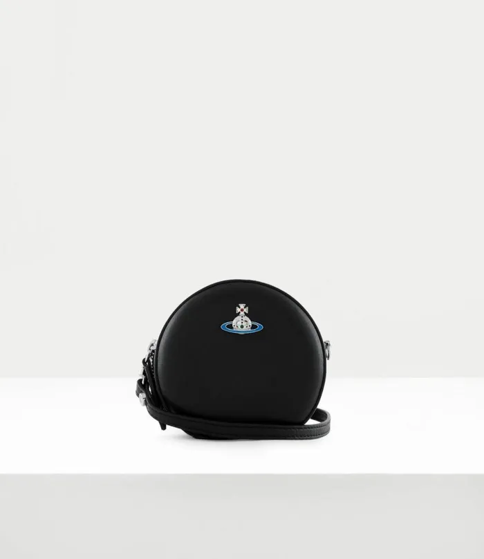 Crossbody Bags Women Vivienne Westwood Mini Round Crossbody In Black