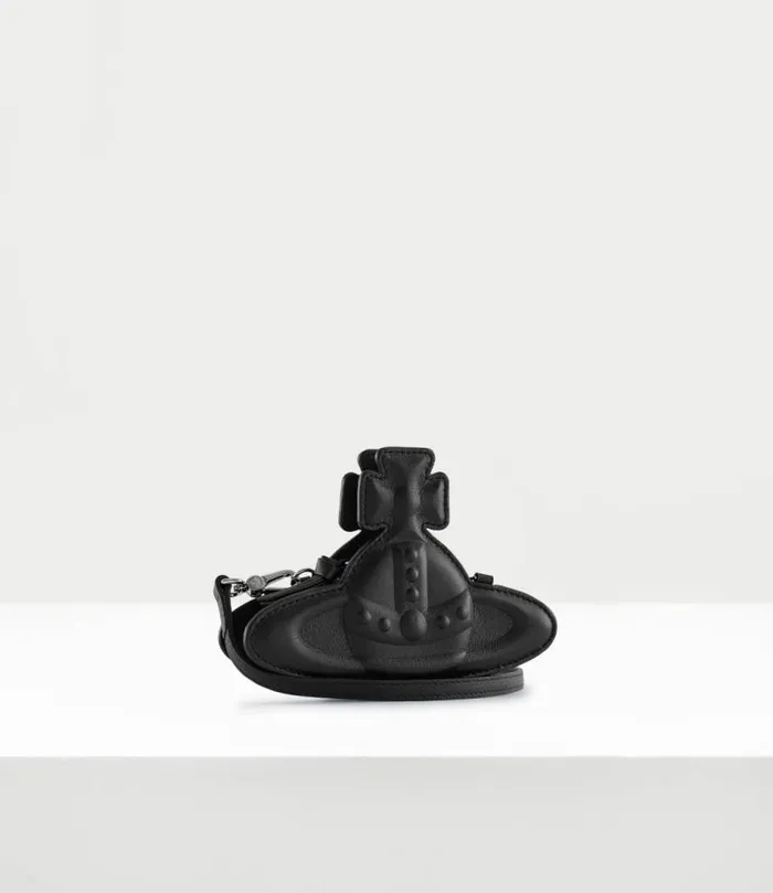 Crossbody Bags Women Vivienne Westwood Nano Orb Crossbody Bag In Black