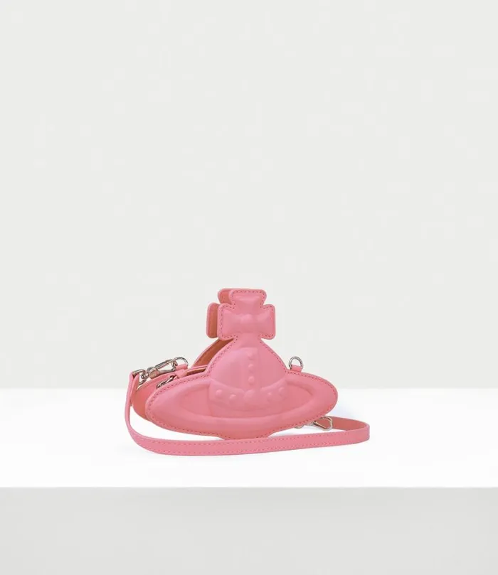 Crossbody Bags Women Vivienne Westwood Nano Orb Crossbody Bag In Pink