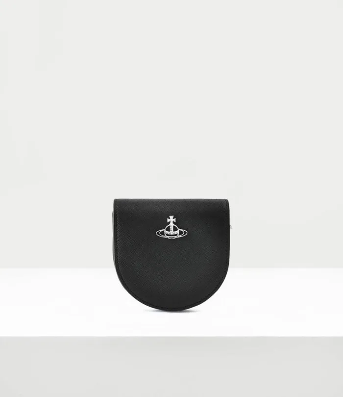 Crossbody Bags Women Vivienne Westwood Nano Saddle Crossbody Bag In Black