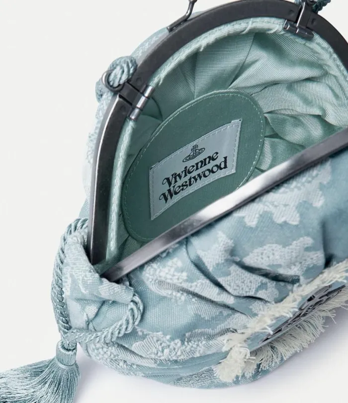 Crossbody Bags Women Vivienne Westwood Rosie Circle Frame Crossbody Bag In BlueCoral