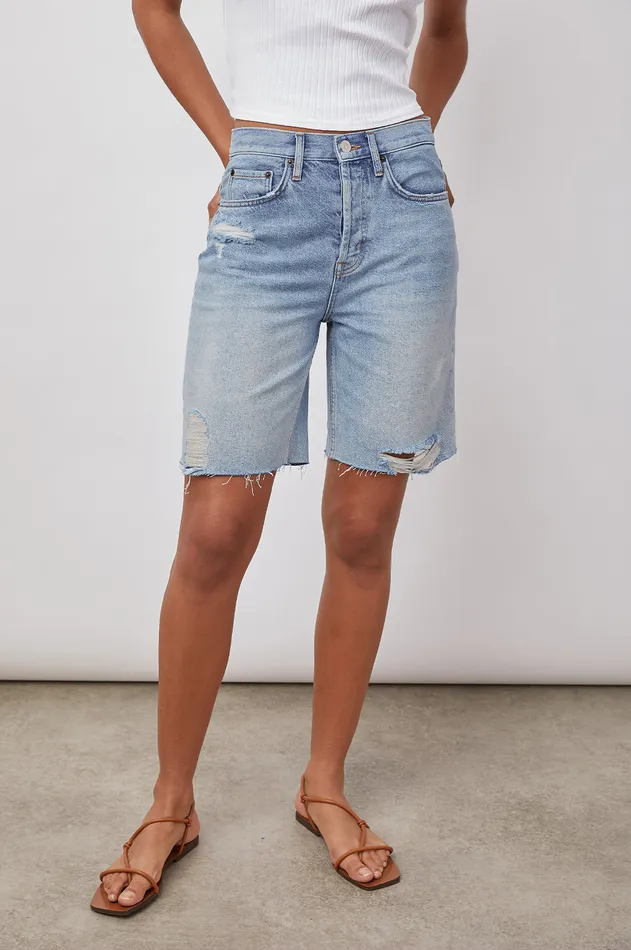 Denim Women Rails Beachwood Short Light Vintage Distress