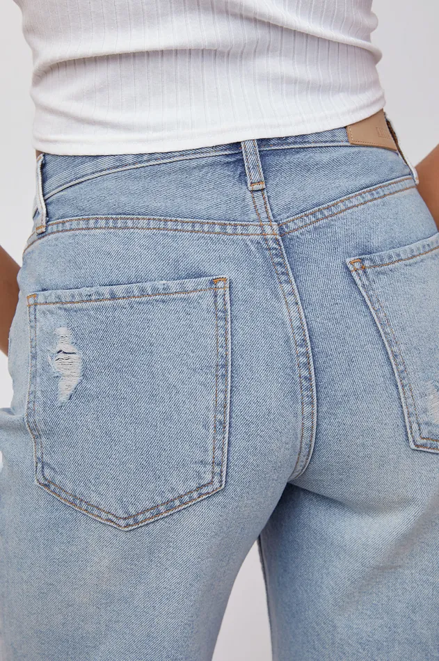 Denim Women Rails Beachwood Short Light Vintage Distress