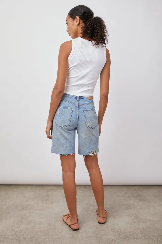 Denim Women Rails Beachwood Short Light Vintage Distress