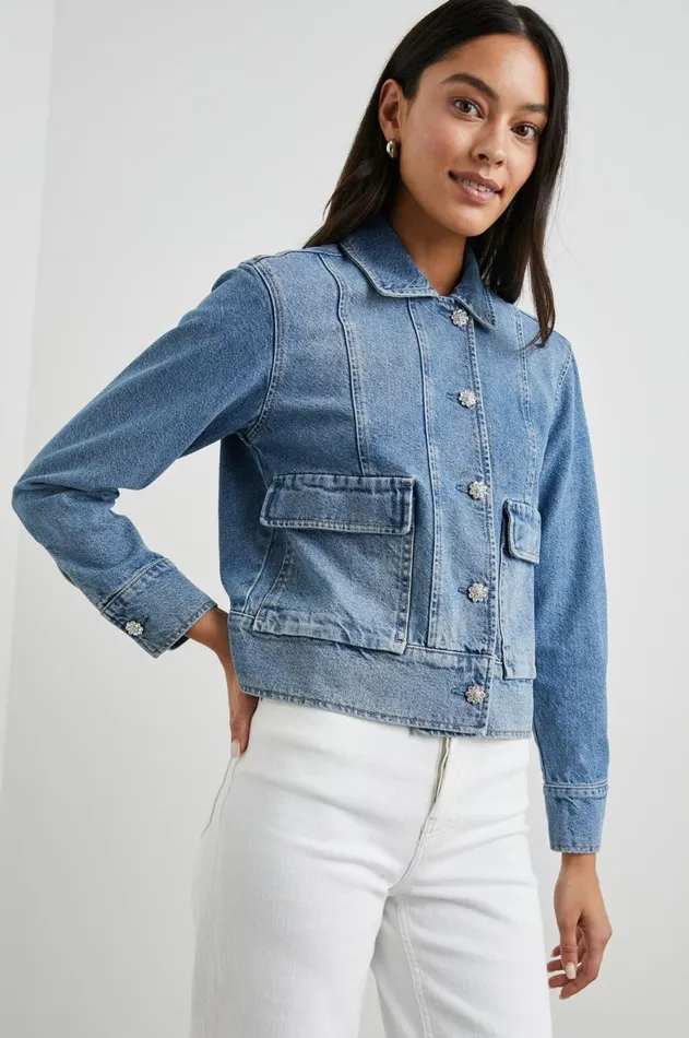 Denim Women Rails Bianca Jacket Original Blue