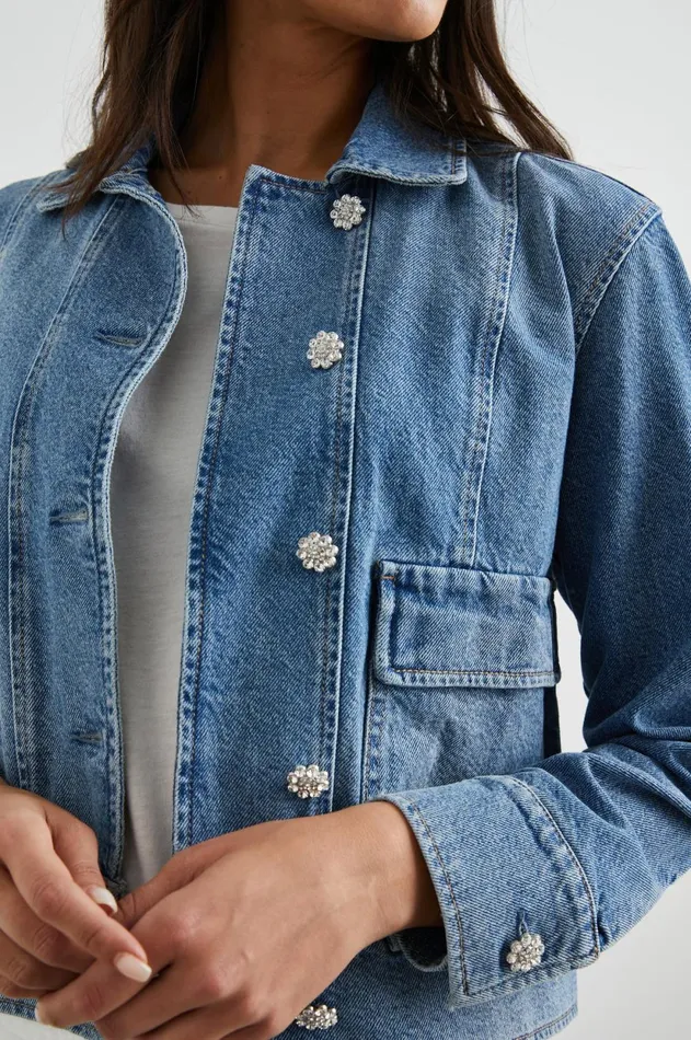 Denim Women Rails Bianca Jacket Original Blue