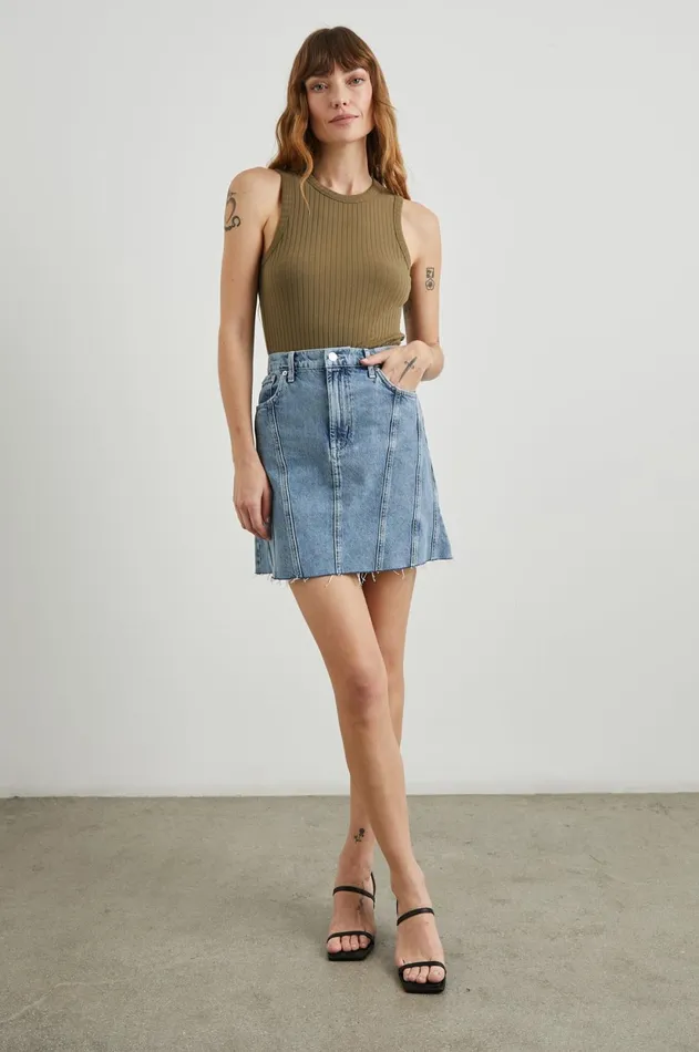 Denim Women Rails Brentwood Skirt Blue Haze