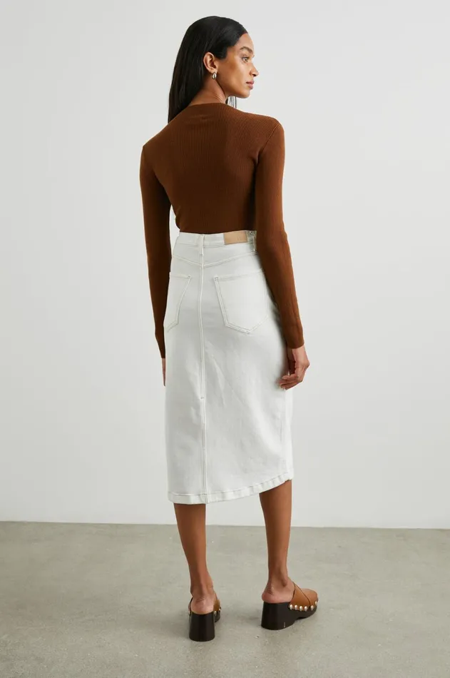 Denim Women Rails Broadway Skirt Vintage Ecru